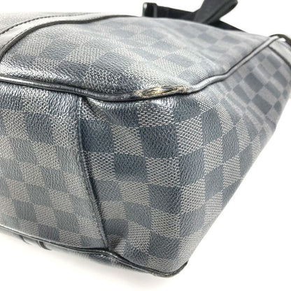 Louis Vuitton Shoulder Bag Tadao Damier Graphite Canvas Black