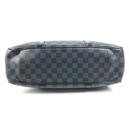 Louis Vuitton Shoulder Bag Tadao Damier Graphite Canvas Black