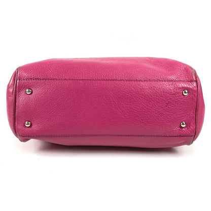 Loewe Shoulder Bag Logo Heritage Leather Pink