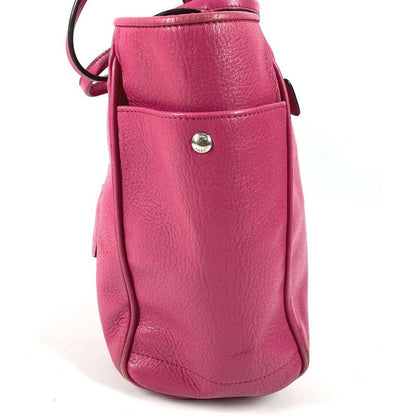 Loewe Shoulder Bag Logo Heritage Leather Pink