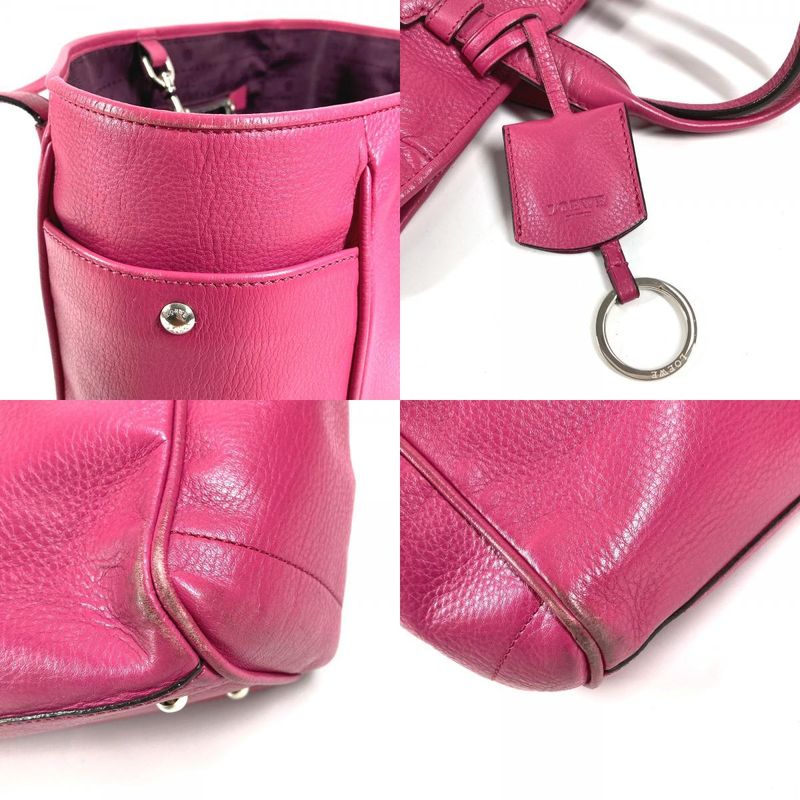 Loewe Shoulder Bag Logo Heritage Leather Pink