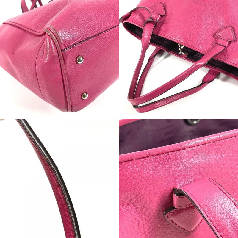 Loewe Shoulder Bag Logo Heritage Leather Pink