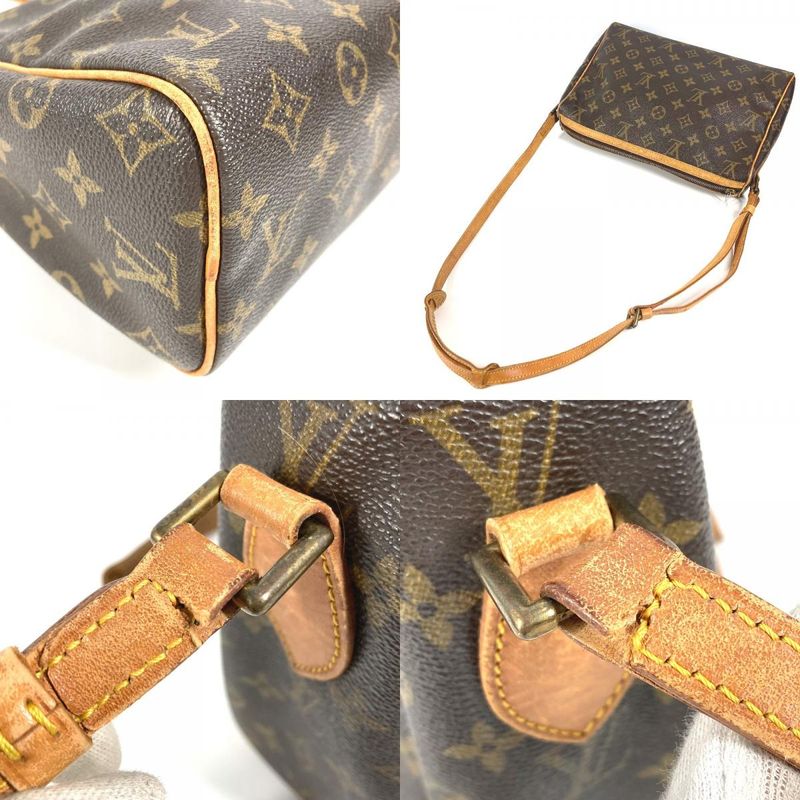 Louis Vuitton Shoulder Bag Chulli Monogram Canvas Brown