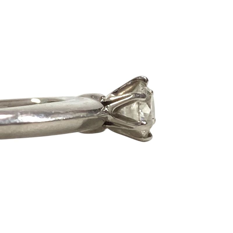Tiffany & Co Ring Solitaire Diamond Silver