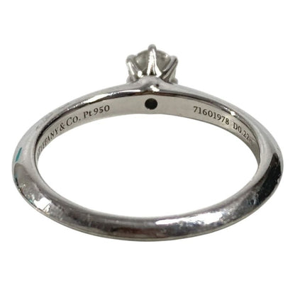 Tiffany & Co Ring Solitaire Diamond Silver