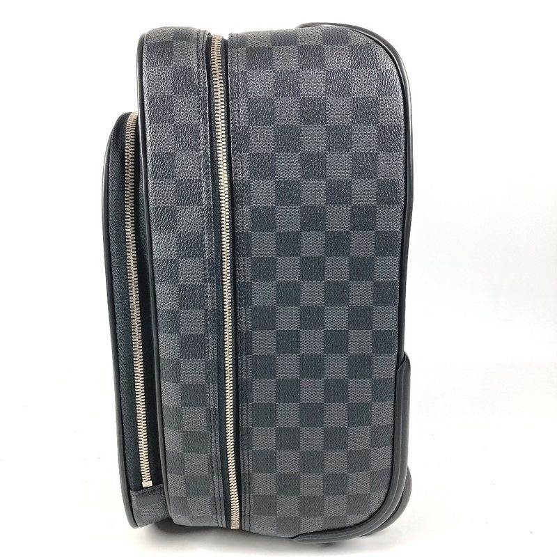 Louis Vuitton Travel Bag Pilot Case Damier Graphite Canvas Black