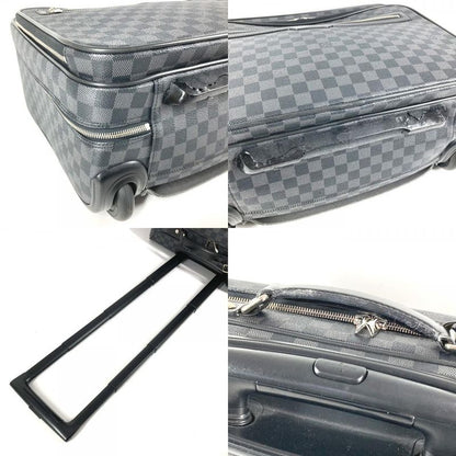 Louis Vuitton Travel Bag Pilot Case Damier Graphite Canvas Black