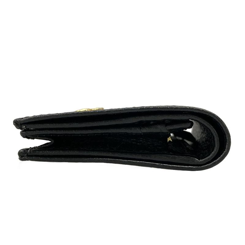 Gucci Bifold Wallet Petit Marmont Black Leather
