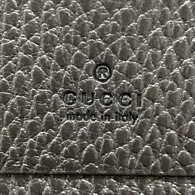 Gucci Bifold Wallet Petit Marmont Black Leather