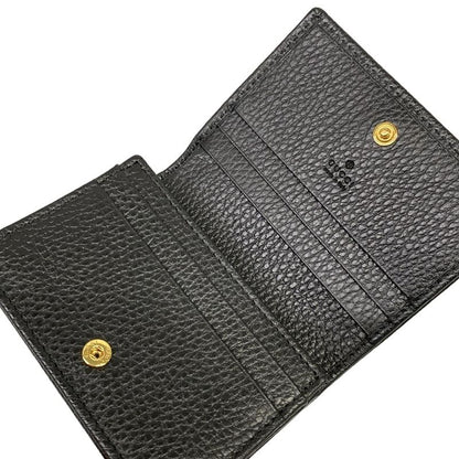 Gucci Bifold Wallet Petit Marmont Black Leather