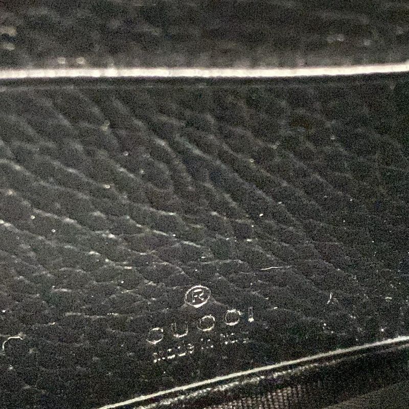 Gucci Wallet GG Marmont Continental Black Beige Ebony X
