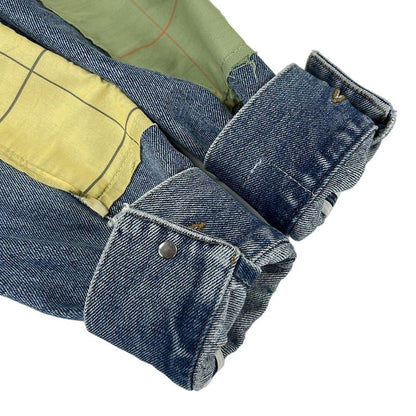 Loewe Jean 36 S Blue Multi Patchwork Cotton Jacket X