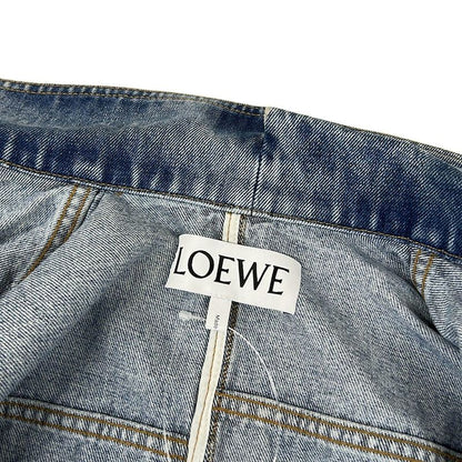 Loewe Jean 36 S Blue Multi Patchwork Cotton Jacket X