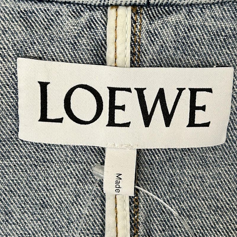 Loewe Jean 36 S Blue Multi Patchwork Cotton Jacket X