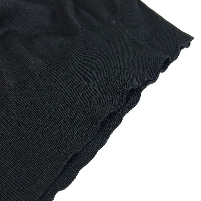 Prada Long Sleeve Polo Shirt 46 S Black White Detachable Collar