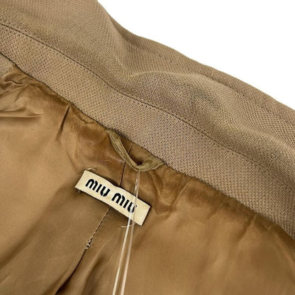 Miu Miu Coat 40 M Beige Winter Wear