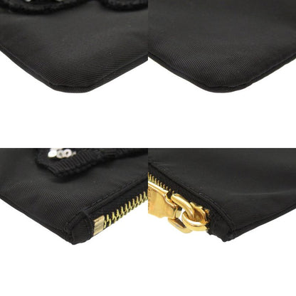 Prada Nylon Bear Black Pouch