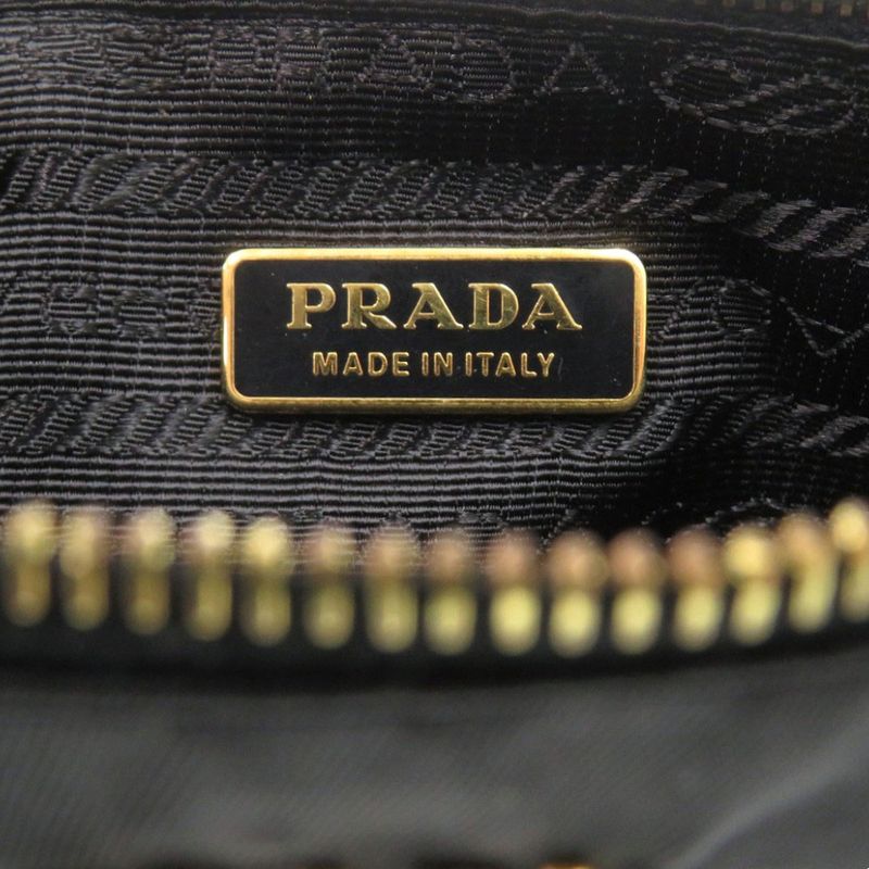 Prada Nylon Bear Black Pouch