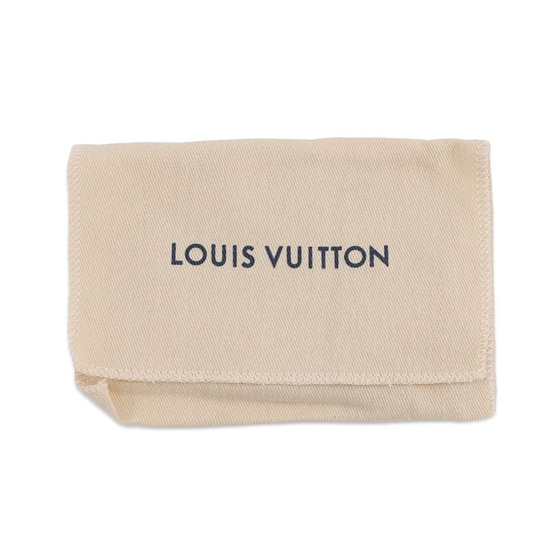 Louis Vuitton Bag Charm Monogram Leather LV Chocolate Key