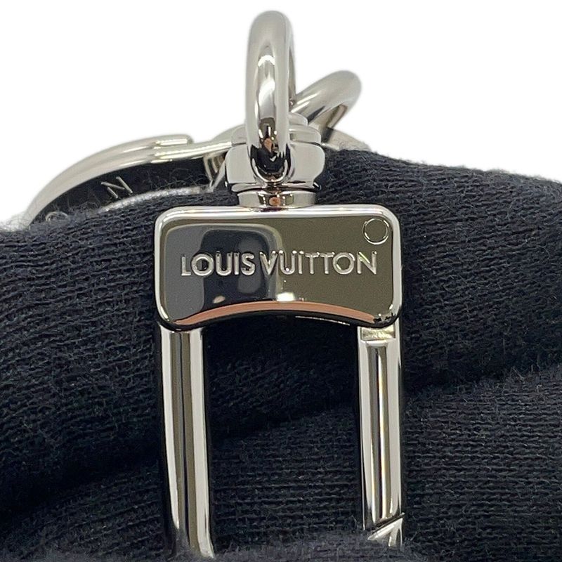 Louis Vuitton Bag Charm Monogram Leather LV Chocolate Key