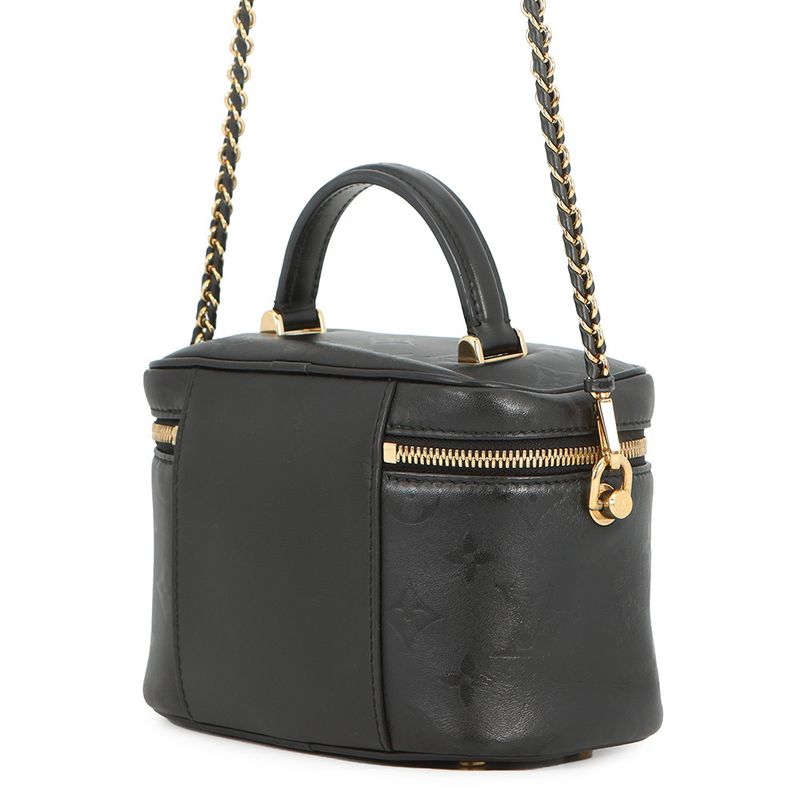 Louis Vuitton Handbag Monogram Ink Vanity PM Bag Black Noir