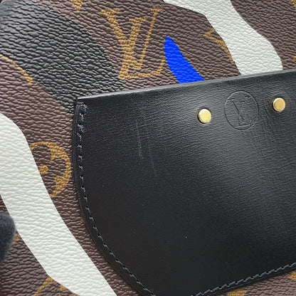 Louis Vuitton Shoulder Bag Monogram Boite Chapeau Sple Noir Black Blue White