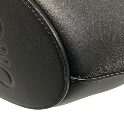 Loewe Tote Shell Black Brown Leather