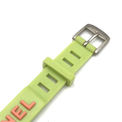 Chanel Rubber Bracelet Green Orange