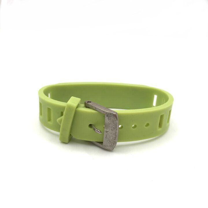 Chanel Rubber Bracelet Green Orange