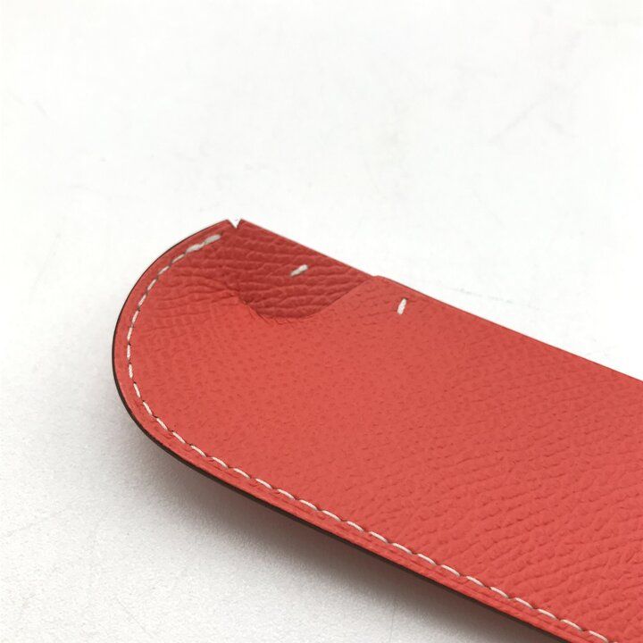 Hermes Bookmark Saude Page Veau Epsom Horse Motif Pink Reading