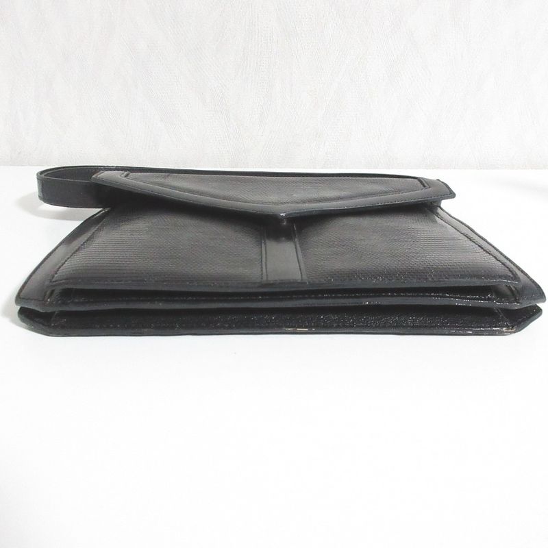 Saint Laurent Yves Leather Handbag Black