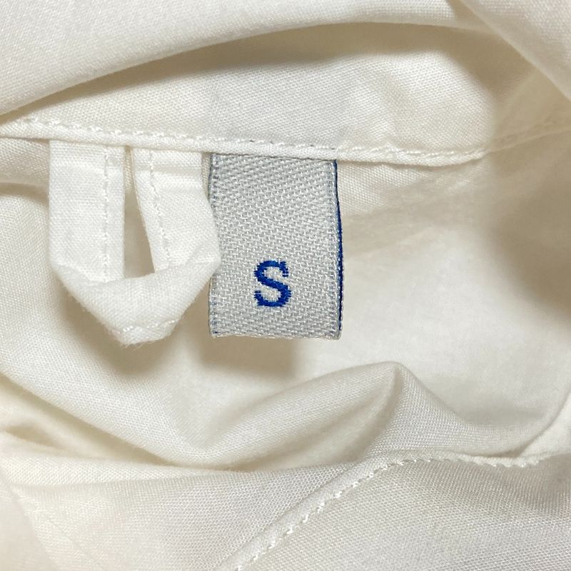 Moncler Camicia Logo Long Sleeve Shirt S White