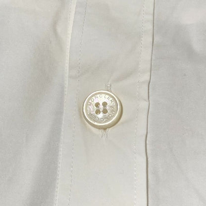 Moncler Camicia Logo Long Sleeve Shirt S White