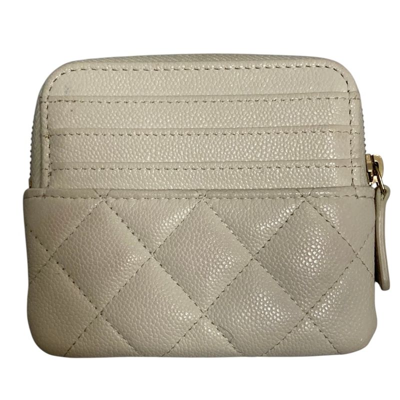Chanel Quilted Caviar Leather Classic Zip Coin Purse