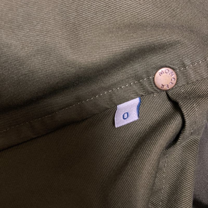 Moncler Zamia Military Jacket 0 Khaki