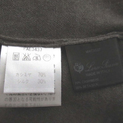 Loro Piana Cashmere Silk Long Sleeve Knit Polo Shirt 52 Khaki