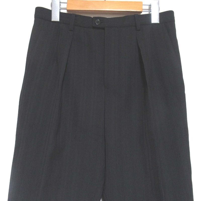 Saint Laurent Paris Shadow Stripe Trousers Pants 44 170 Black