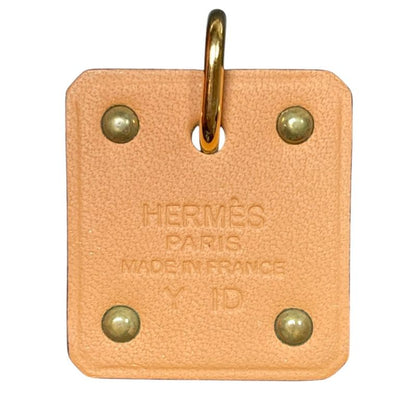 Hermes As de Coule PM Heart Motif Gpxleather Pendant Top Black Gold Brand