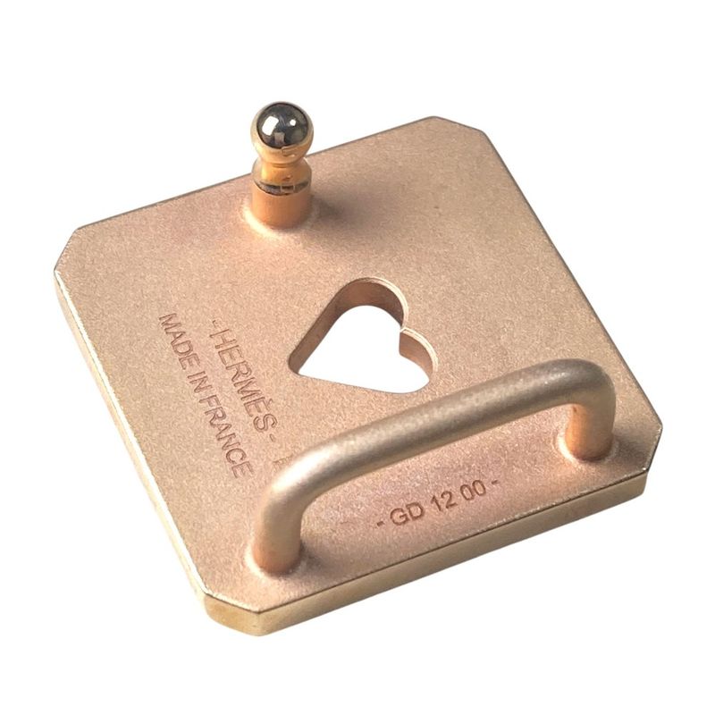 Hermes As de Coule Narrow Belt Buckle Gold Brand
