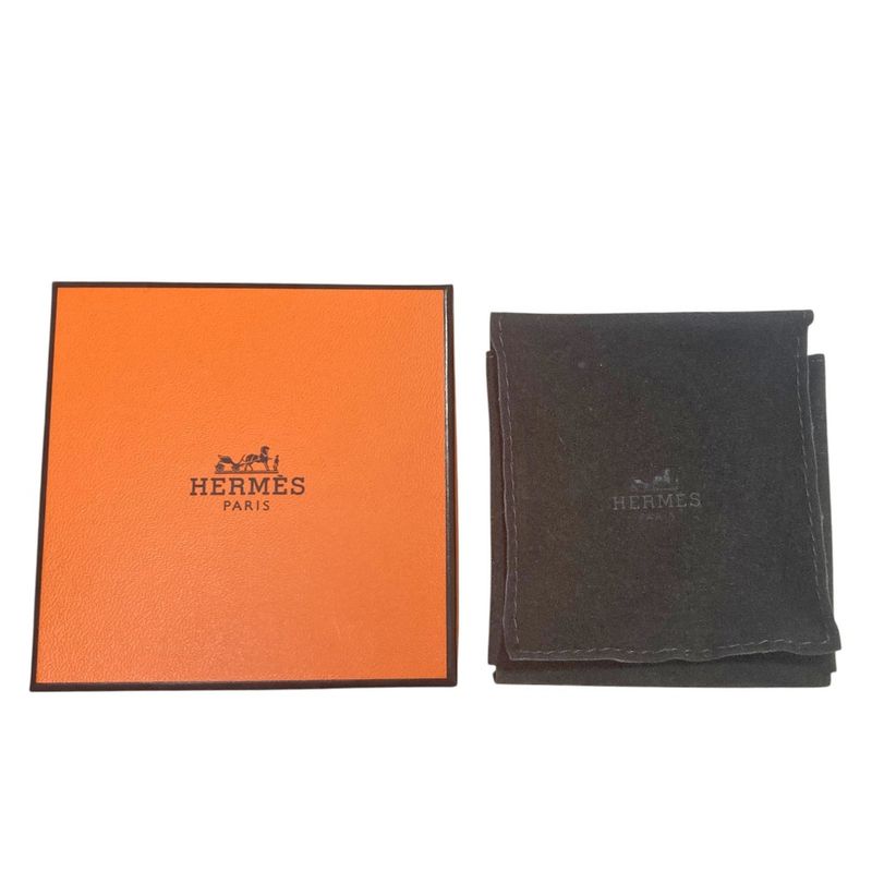 Hermes As de Coule Narrow Belt Buckle Silver Brand