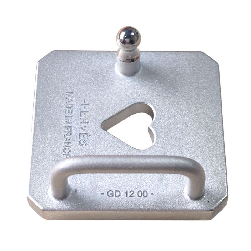 Hermes As de Coule Narrow Belt Buckle Silver Brand