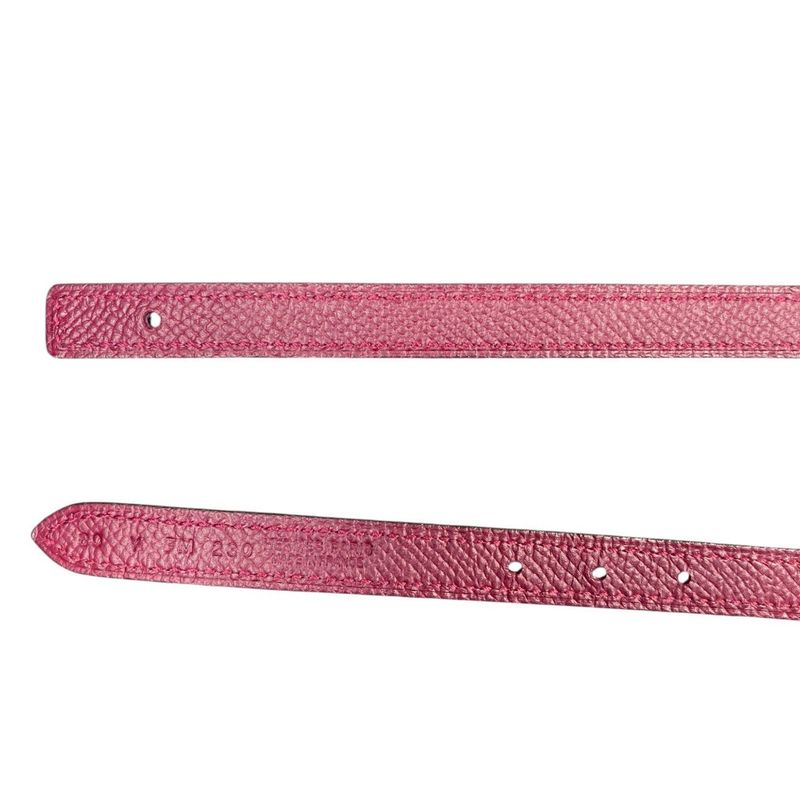 Hermes Reversible Naro Belt 80 Gold Pink Boldpink