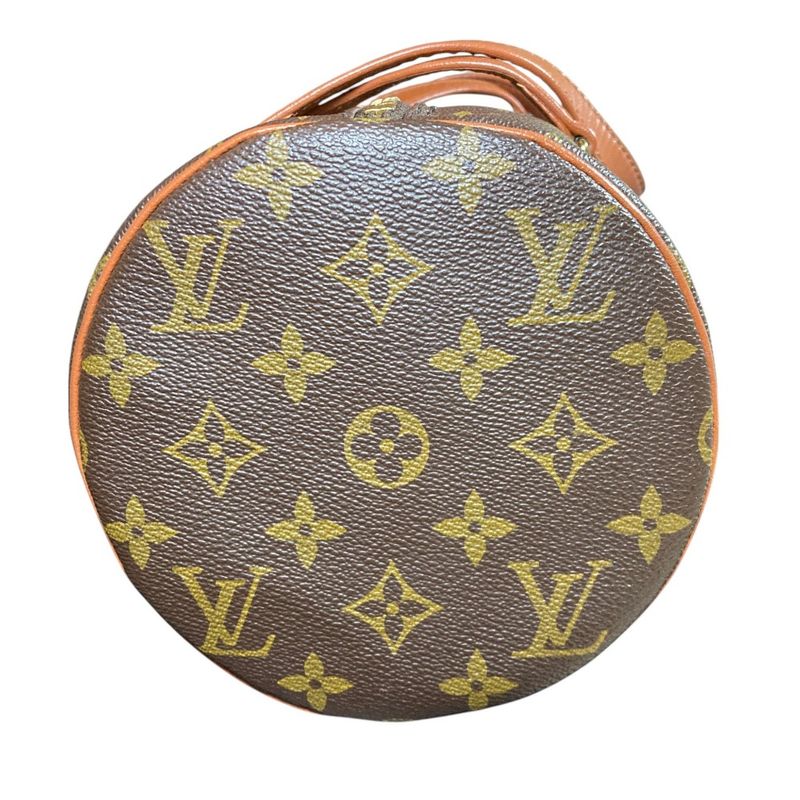 Louis Vuitton Papillon 30 GM Monogram Roll Boston Bag Brown