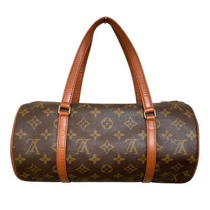Louis Vuitton Papillon 30 GM Monogram Roll Boston Bag Brown