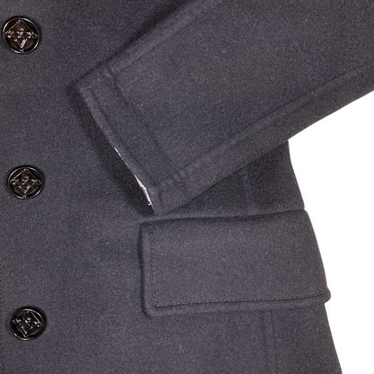 Louis Vuitton Monogram Ribbon Star Coat with Belt 36 Navy