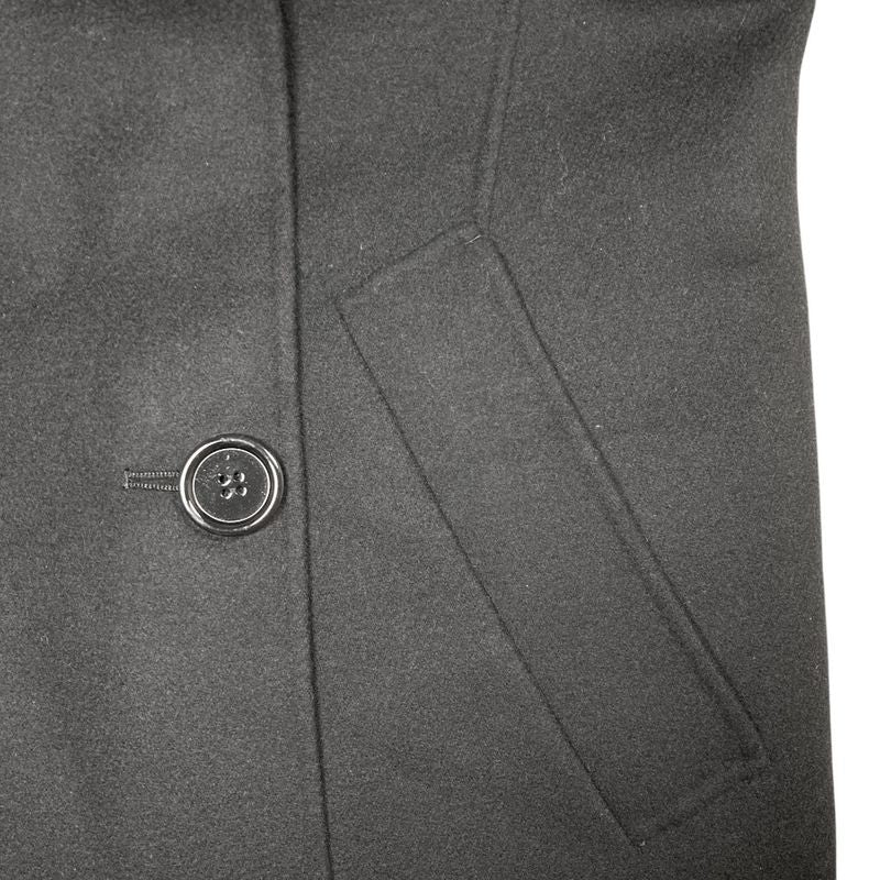 Max Mara S Double Face Vest No Sleeve Long Coat 36 Black