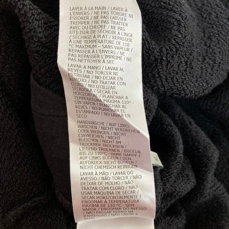 Gucci Logo Print Sweatshirt Long Hoodie Dress M Black