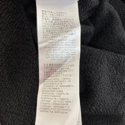 Gucci Logo Print Sweatshirt Long Hoodie Dress M Black