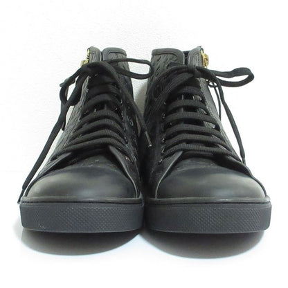 Louis Vuitton Monogram Embossed Side Zip High Cut Sneakers 36