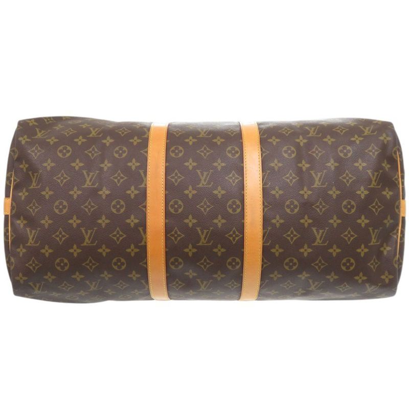 Louis Vuitton Keepall Bandouliere 55 Monogram Boston Bag
